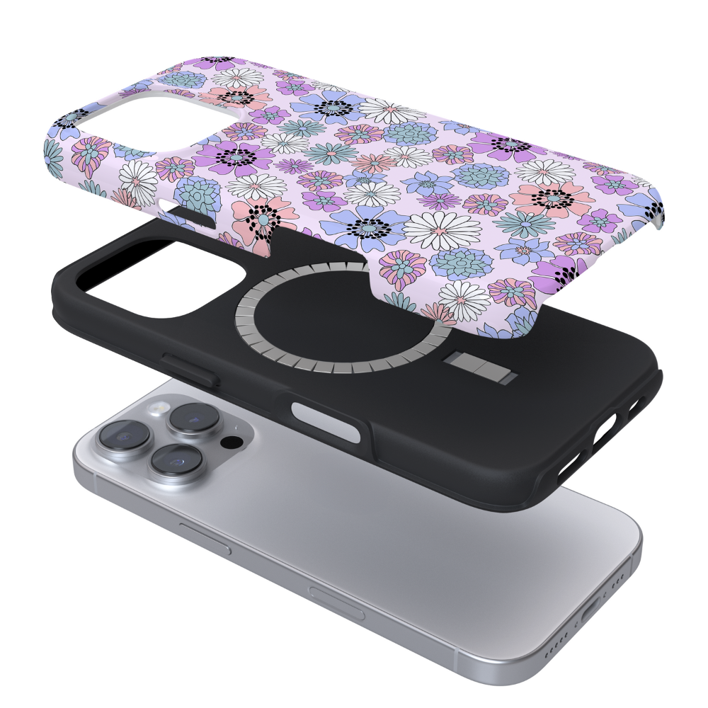 Tough MagSafe® Phone Case - Pastel Flowers