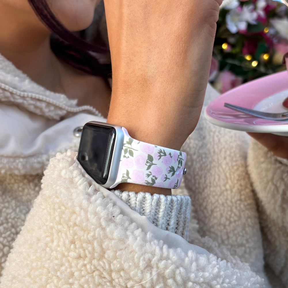 Buy Me Roses Baby Pink Apple Watch Strap