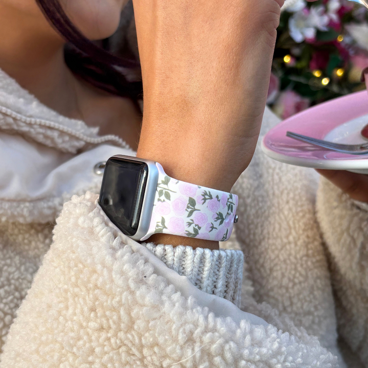 Buy Me Roses Baby Pink Apple Watch Strap
