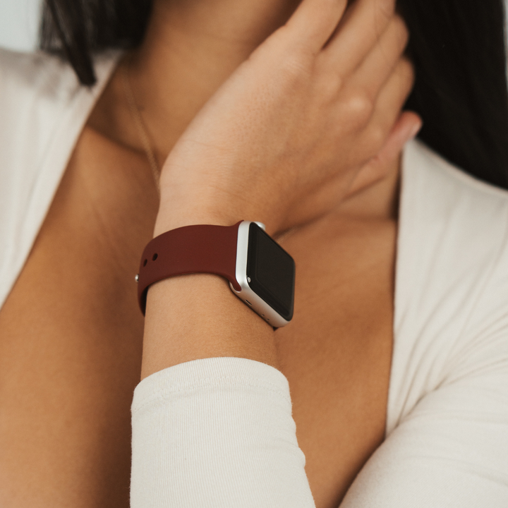 NAKD Apple Watch Strap - Burgundy