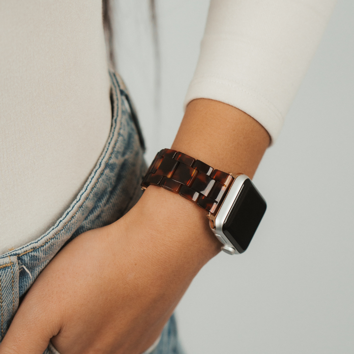 Luxe Tortoiseshell Apple Watch Strap