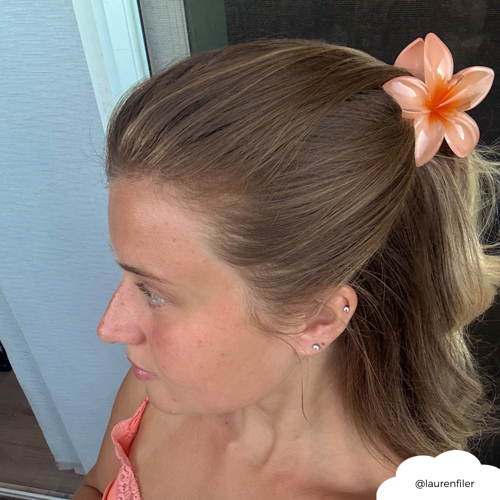 Tropical Flower Claw Clip - Hibiscus
