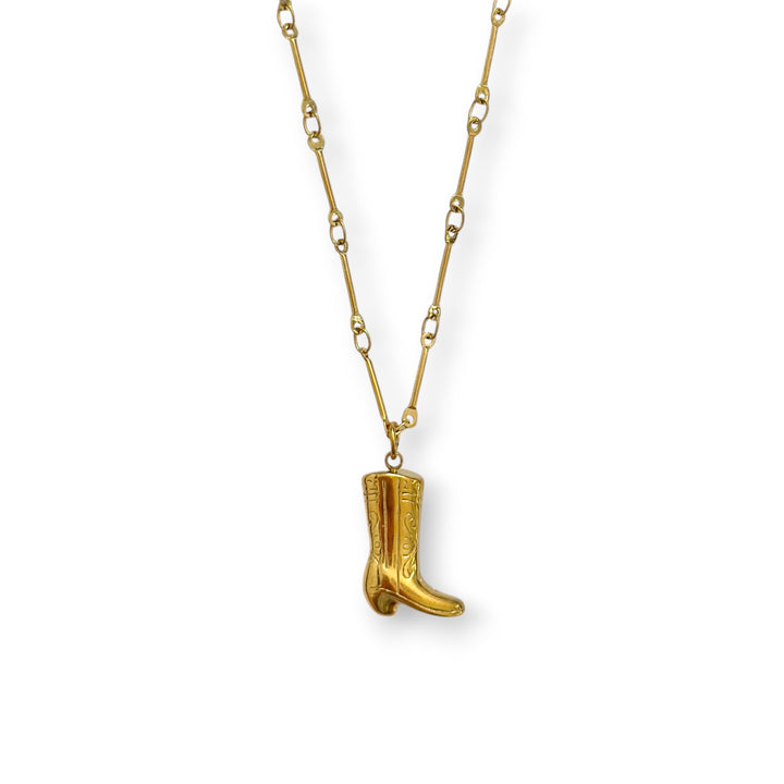 Cowgirl Boot Necklace