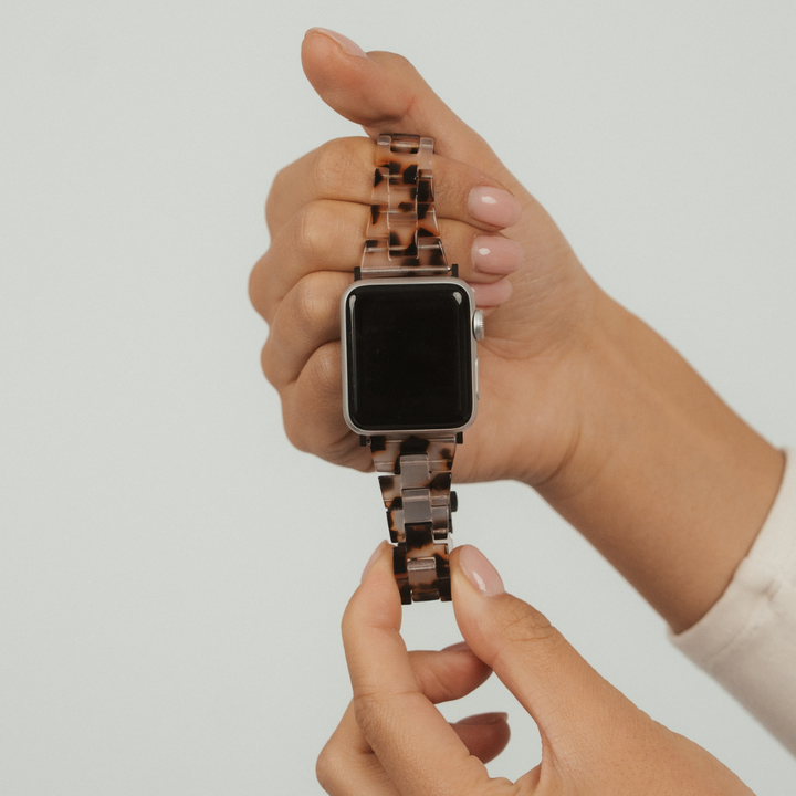 Slim Luxe Ivory Tort Apple Watch Strap