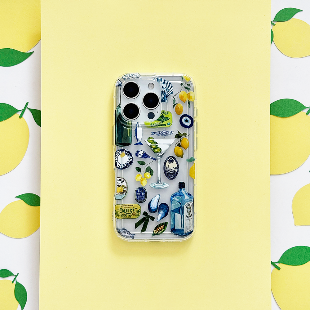 Clear Phone Case - Martini Coast