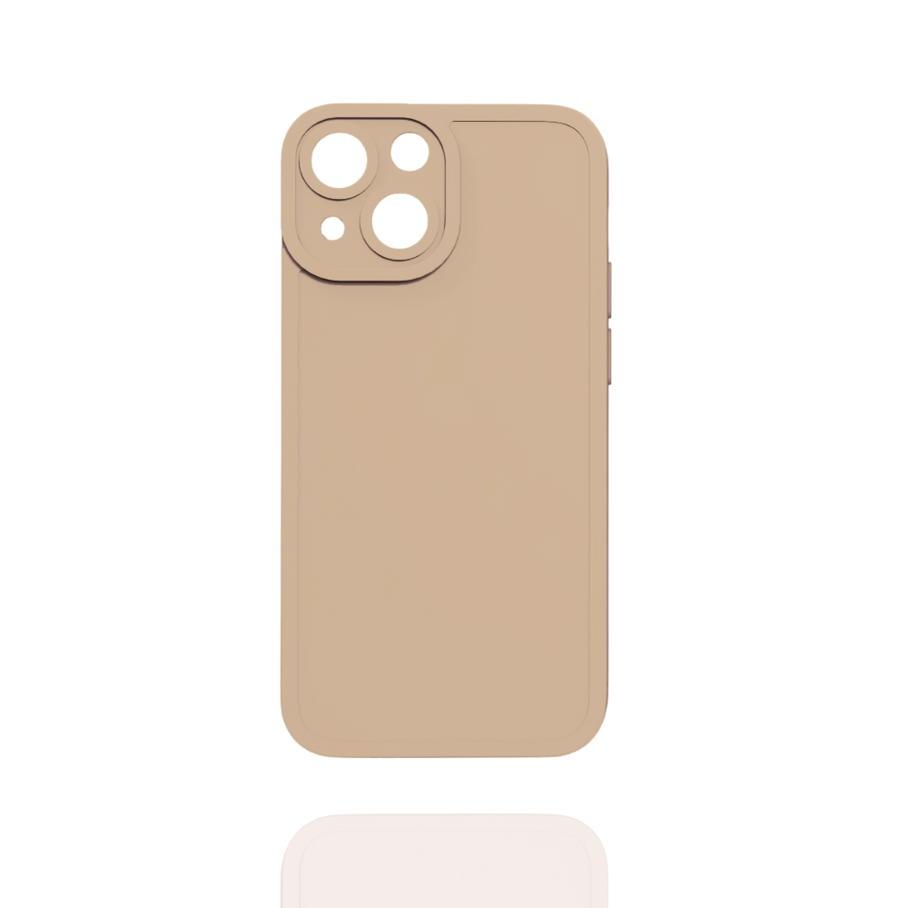 The NAKD Phone Case - Nude from Coconut Lane is designed for a device with three rear camera lenses and a flash. Featuring precise cutouts, it offers full camera protection while maintaining full functionality. Crafted from soft flexible TPU, the material appears smooth and sturdy.

