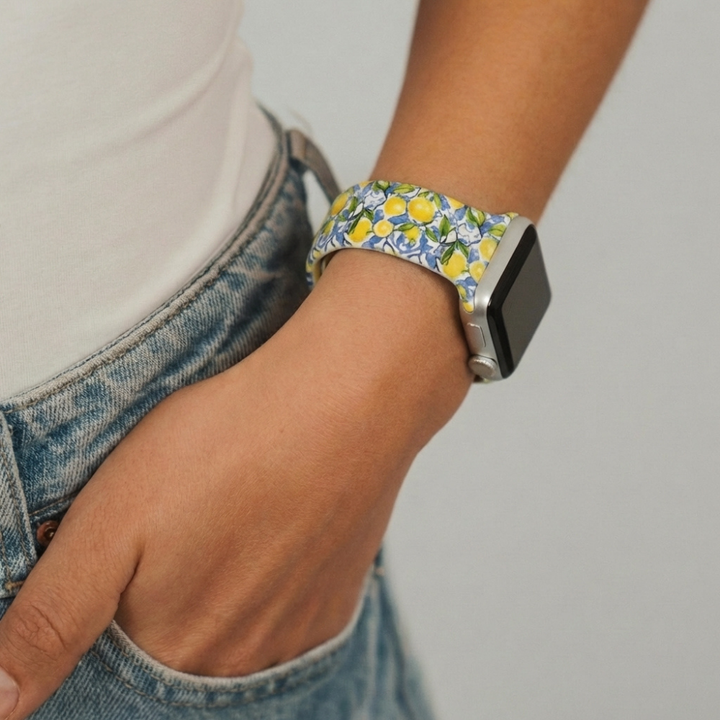 Amalfi Lemon Apple Watch Strap