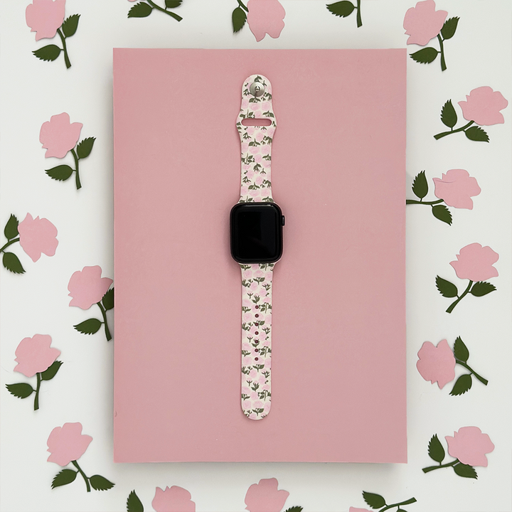 Buy Me Roses Baby Pink Apple Watch Strap