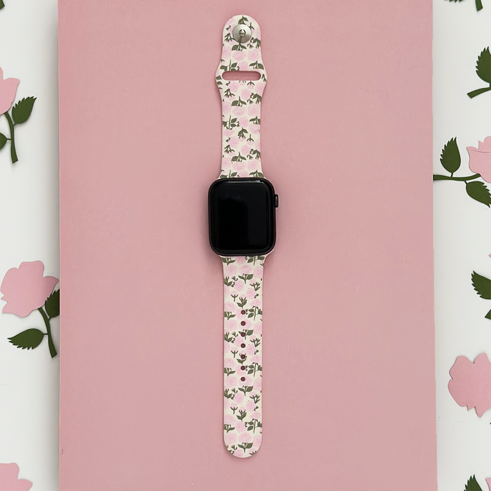 Buy Me Roses Baby Pink Apple Watch Strap