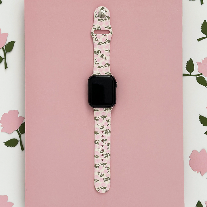 Buy Me Roses Baby Pink Apple Watch Strap