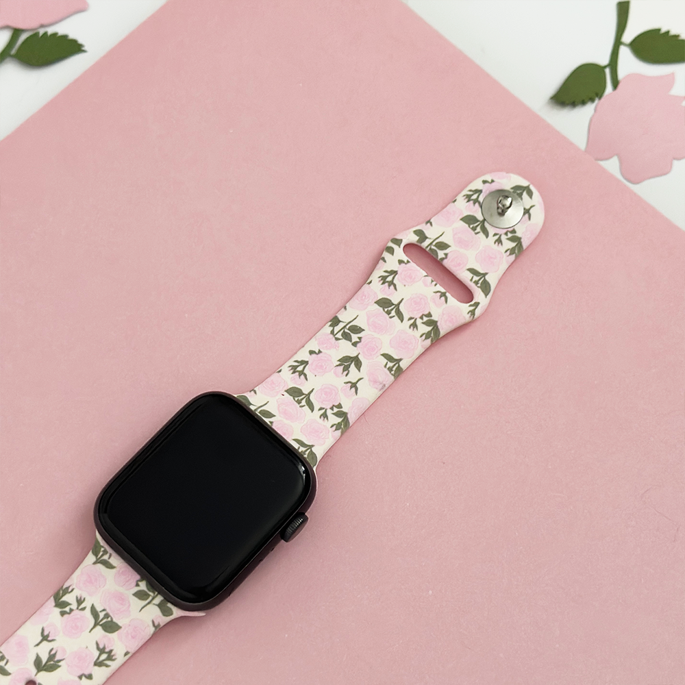 Buy Me Roses Baby Pink Apple Watch Strap