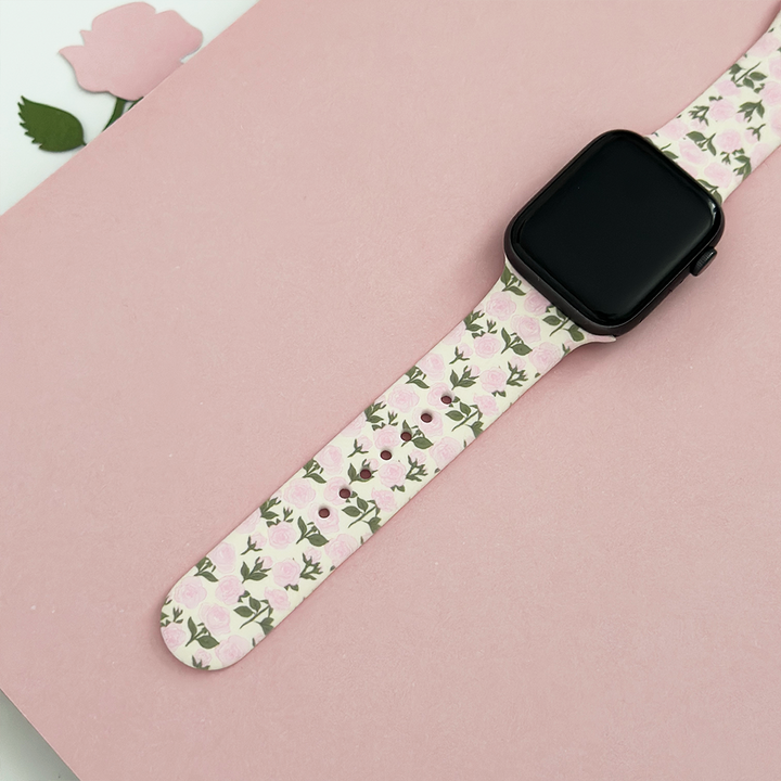 Buy Me Roses Baby Pink Apple Watch Strap