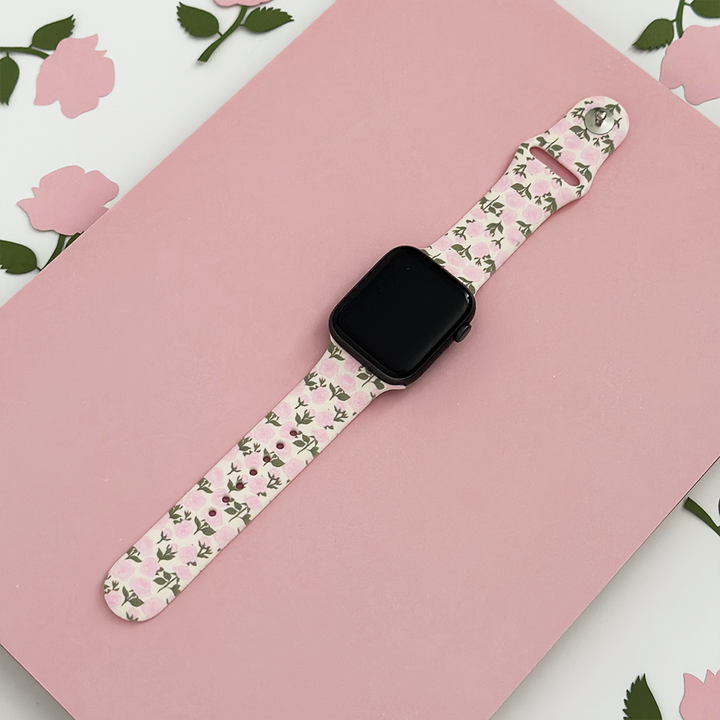Buy Me Roses Baby Pink Apple Watch Strap