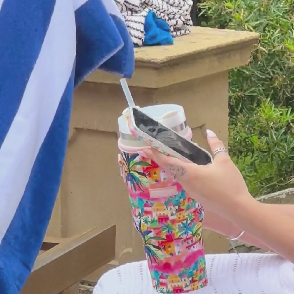 Tumbler Carry Case - Portofino Dreams