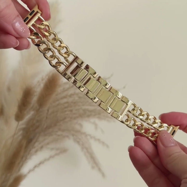 Dual-Chain Apple Watch Strap